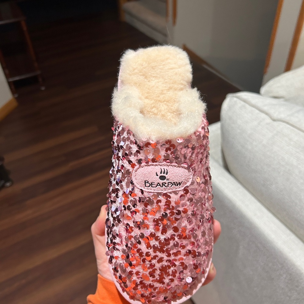 Pink bearpaw shoes